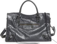 Balenciaga Medium Le City Leather Satchel