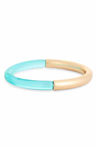 NORDSTROM RACK Resin & Metal Bangle Bracelet