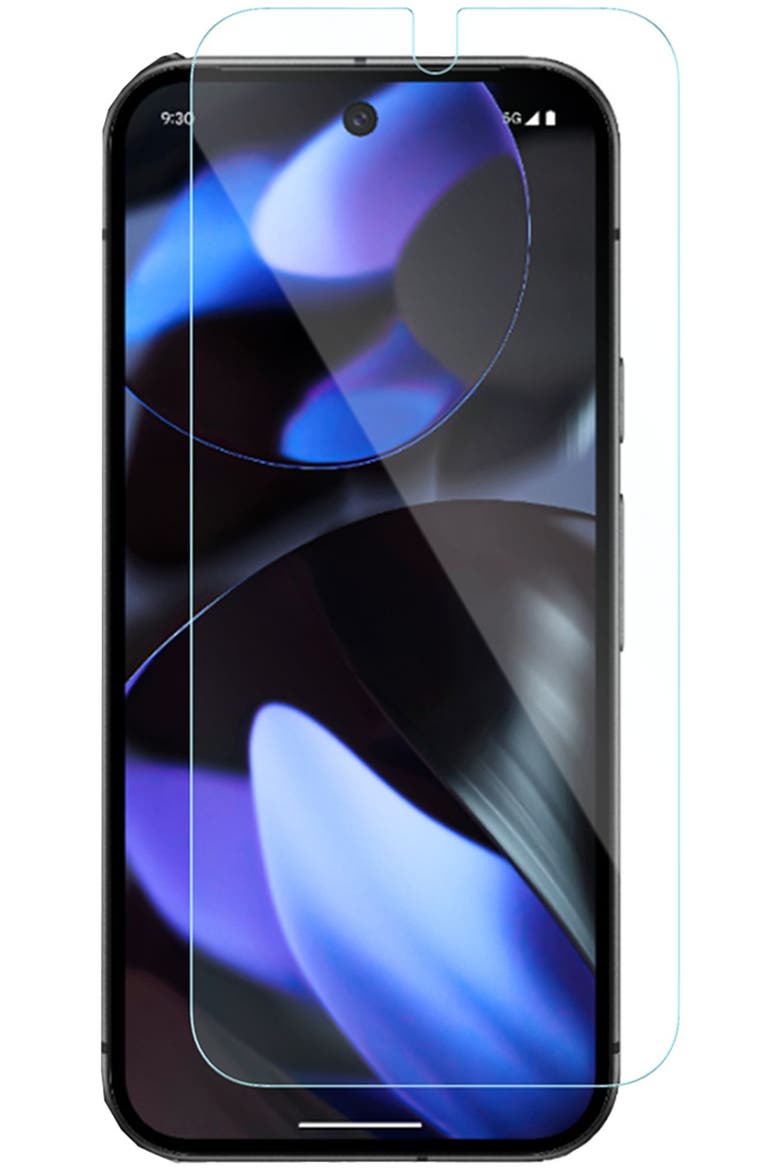 - Glass Screen Protector with Application Tray for Google Pixel 10a - Clear, Main, color, Clear