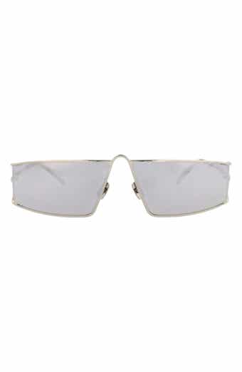 SL606 66mm Oversize Square Sunglasses