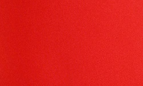 L Agence L'agence Remi Shimmer Basic One Piece Swimsuit In Rouge