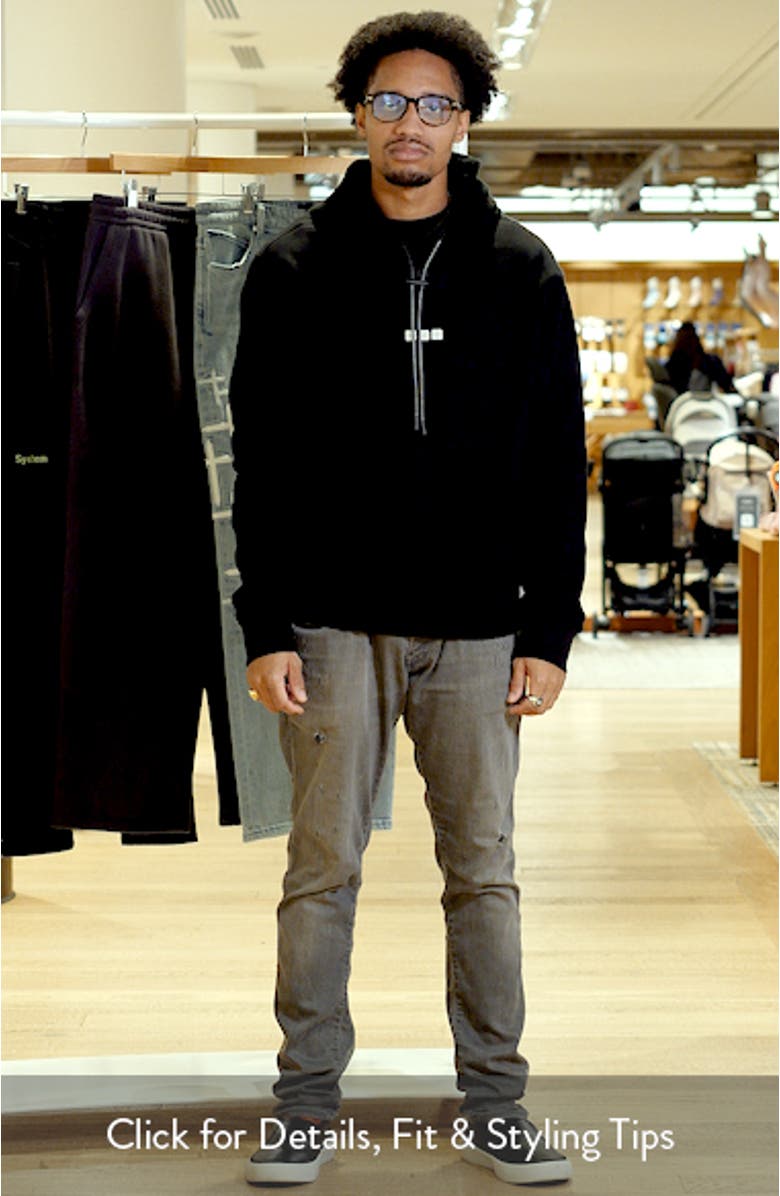 Dion Oversize Black Windows Error Cotton Hoodie, sales video thumbnail