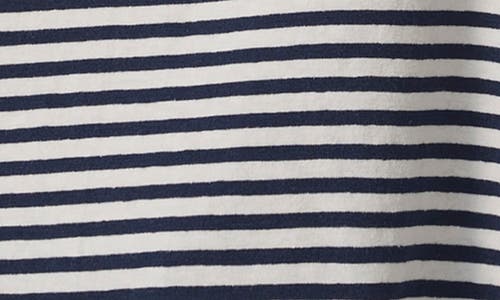 Splendid Astrid Stripe Boxy Ringer T-shirt In Navy Stripe