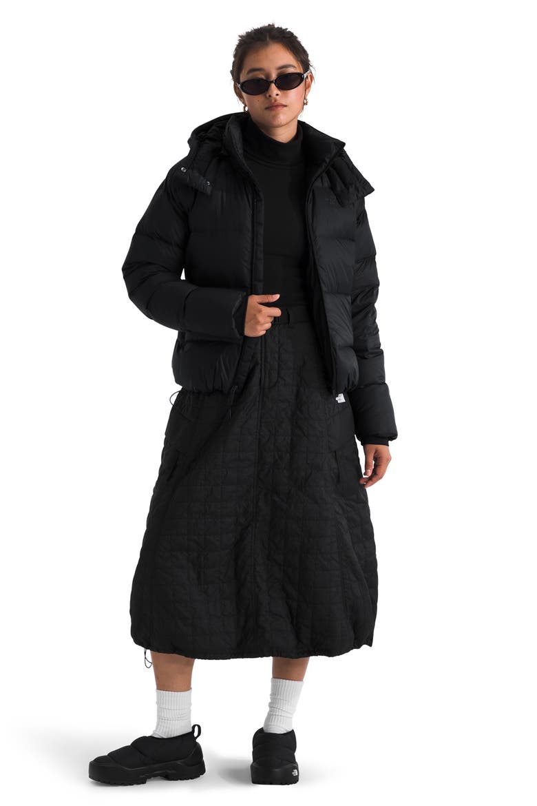 Hydrenalite City Down Hooded Parka, Alternate, color, TNF BLACK