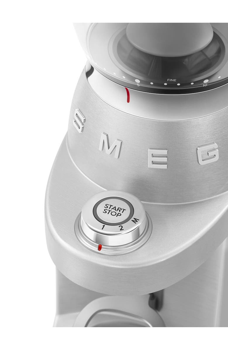 smeg 50s Retro Style Espresso Coffee Conical Grinder, Alternate, color, Stainless Steel