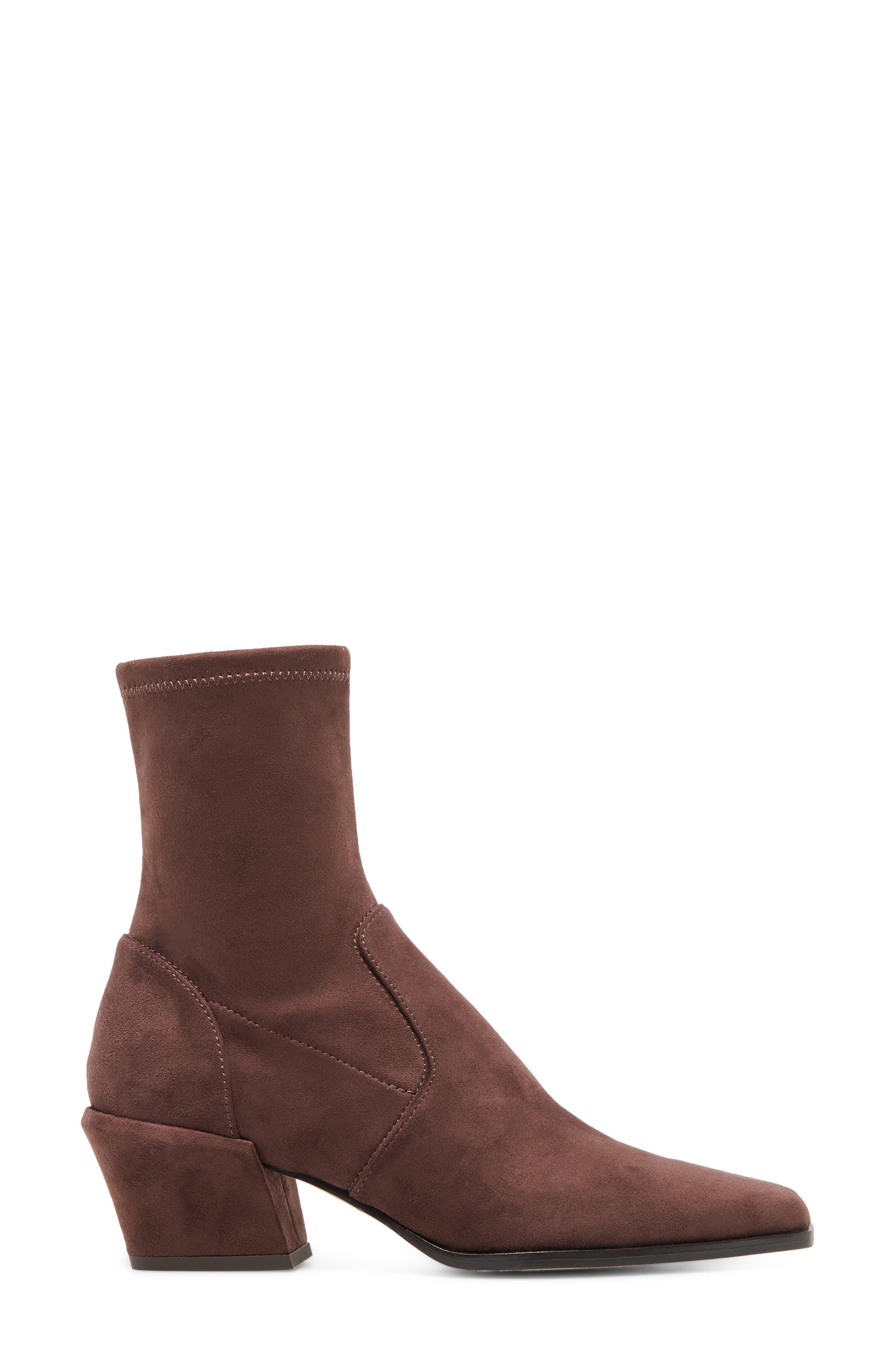 Ledy Leather Bootie, Alternate, color, MAHOGANY SUEDE