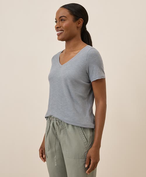 Pact Organic Cotton Featherweight Slub V-neck Tee