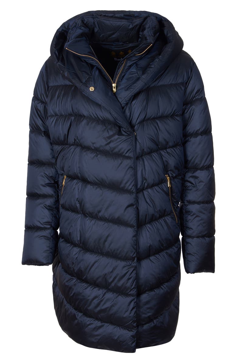 Barbour Orchy Hooded Puffer Jacket, Alternate, color, 