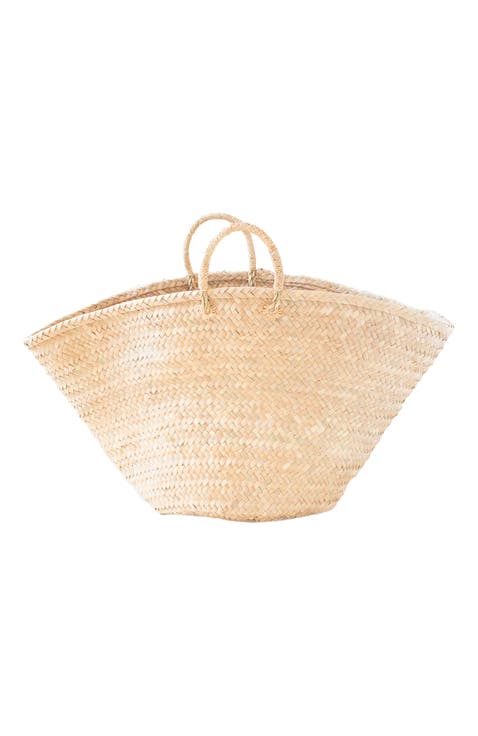 Oversized Palm Basket