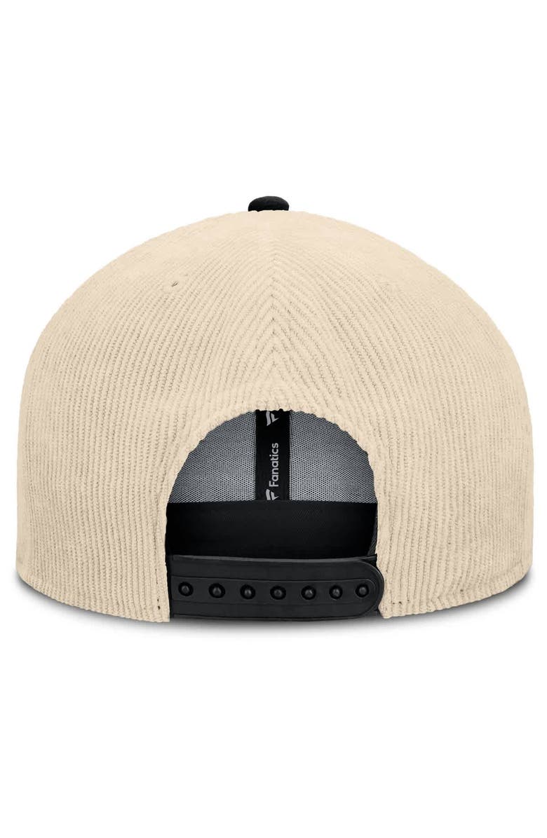 FANATICS Men's Fanatics Cream LAFC Tempo Corduroy Snapback Hat, Alternate, color, 