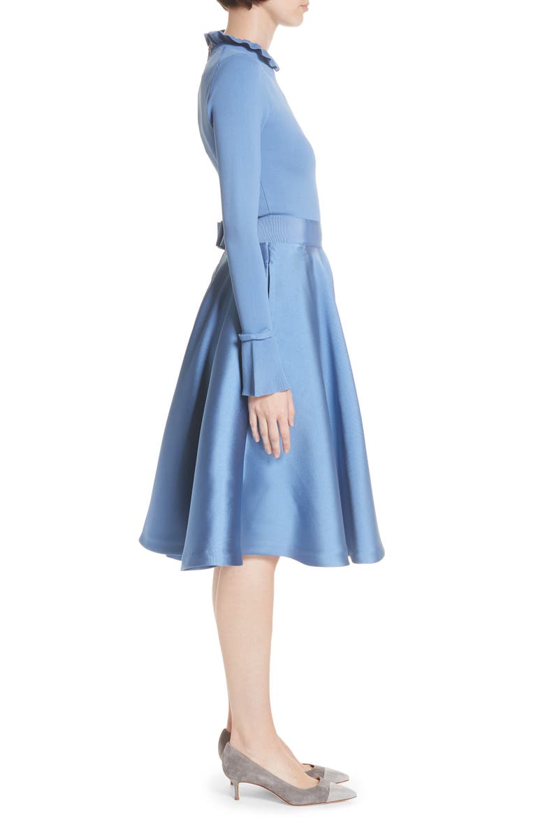 Zadi Fit & Flare Dress, Alternate, color, MID BLUE