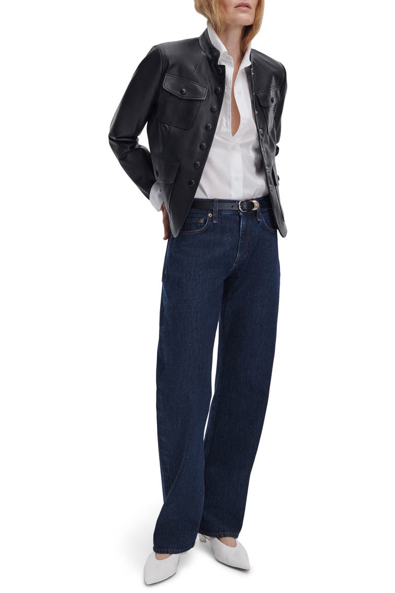 Willa Full Curve High Waist Jeans, Alternate, color, DARK RINSE