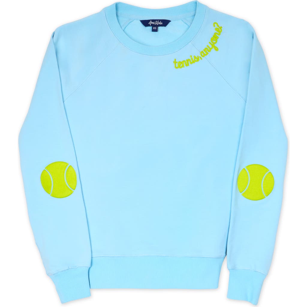 Ame & Lulu Love All Sweatshirt In Blue