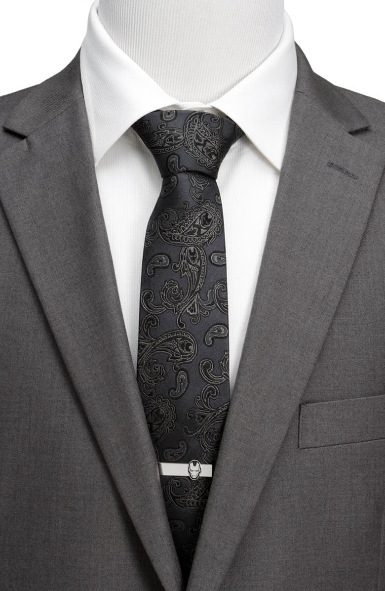 Cufflinks, Inc. Iron Man Paisley Silk Tie, Alternate, color, 