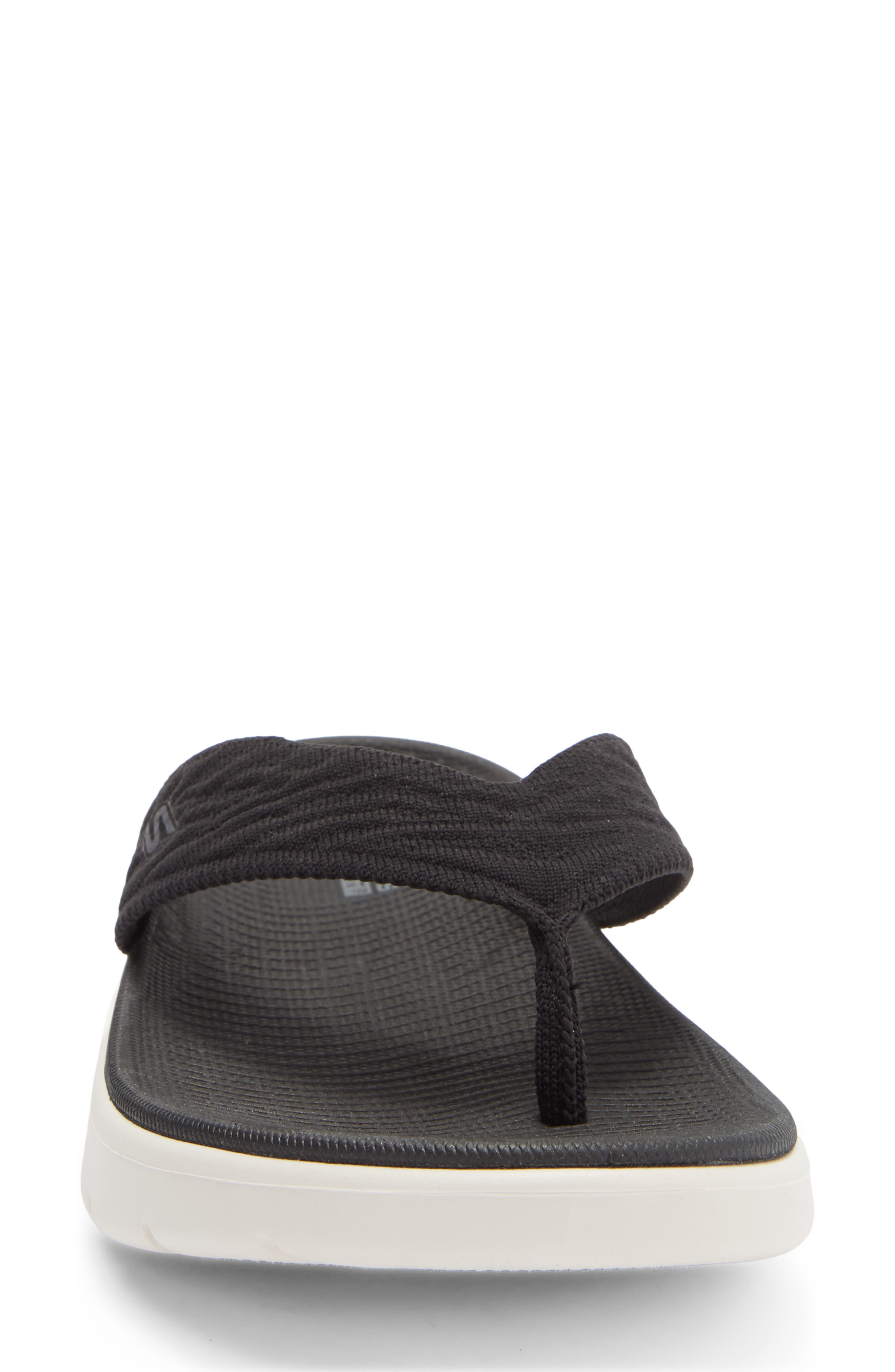 SKECHERS Go Walk<sup>®</sup> Flex Flip Flop Sandal - Splendor, Alternate, color, Black
