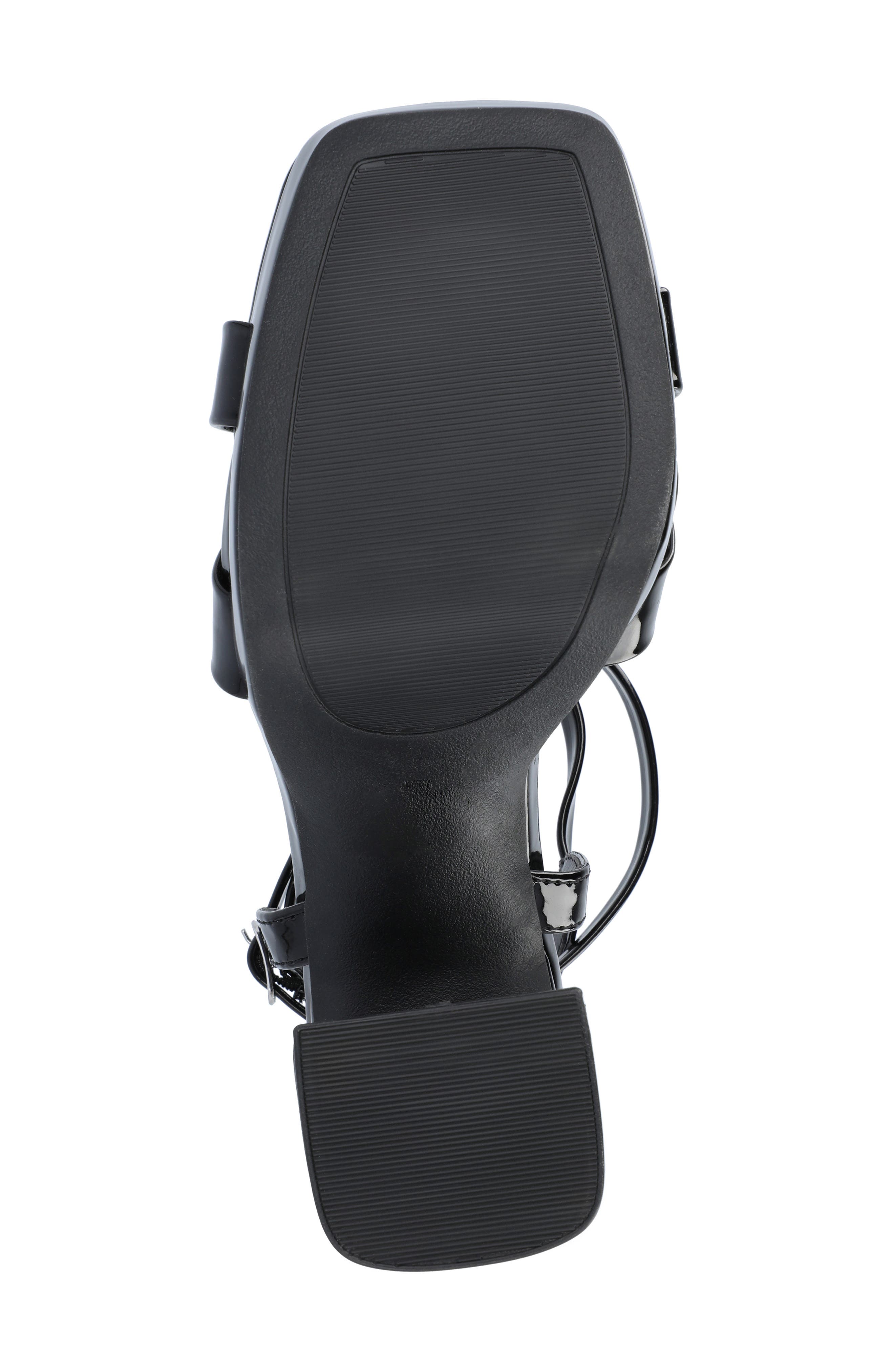 Journee Collection Zorana Strappy Platform Sandal, Alternate, color, Black