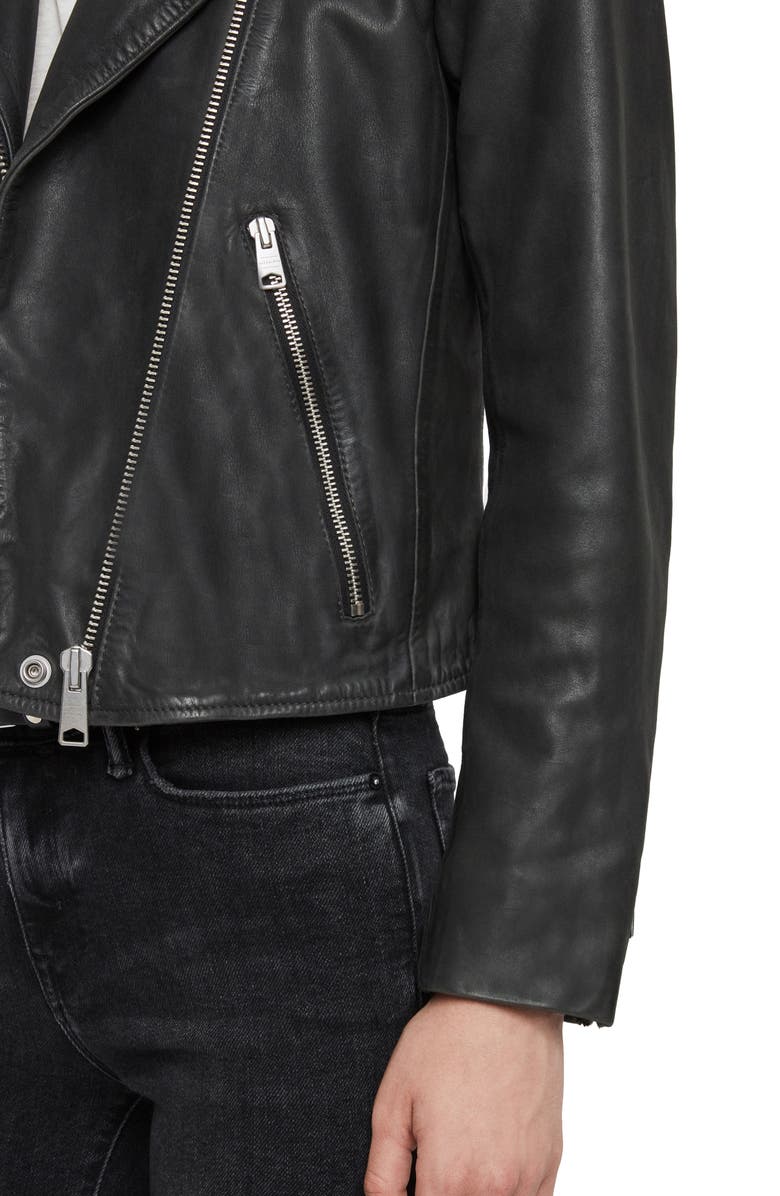 AllSaints Arden Biker Jacket, Alternate, color, 