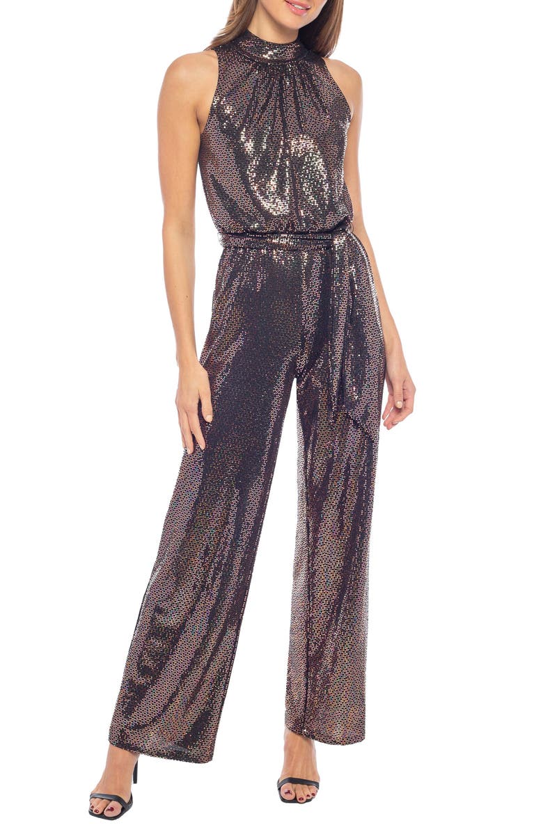 Marina Disco Dot Jumpsuit, Main, color,