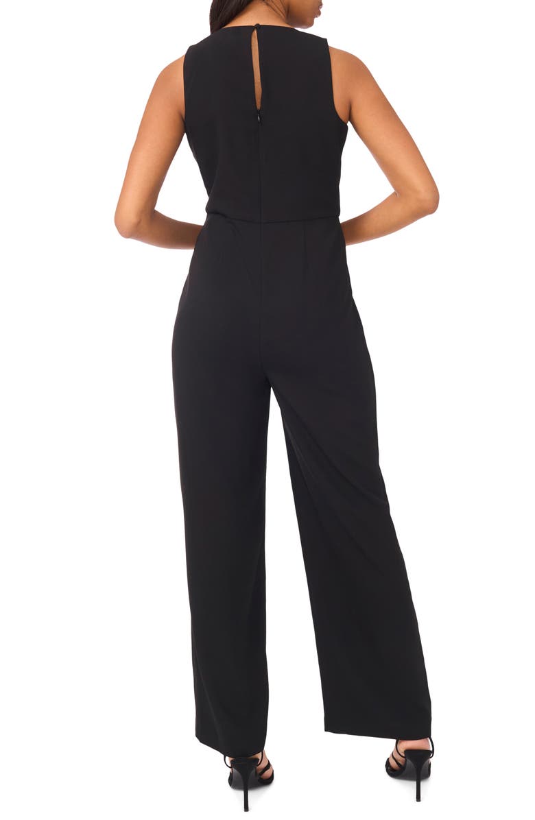 Halogen<sup>®</sup> Asymmetrical Peplum Jumpsuit, Alternate, color, Rich Black