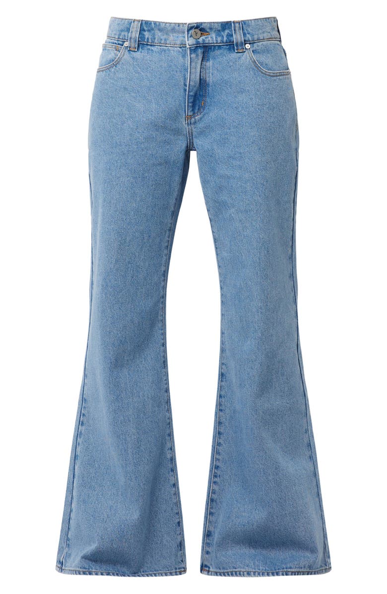 ABRAND '99 Gigi Baggy Flare Leg Jeans, Alternate, color, Mid Blue