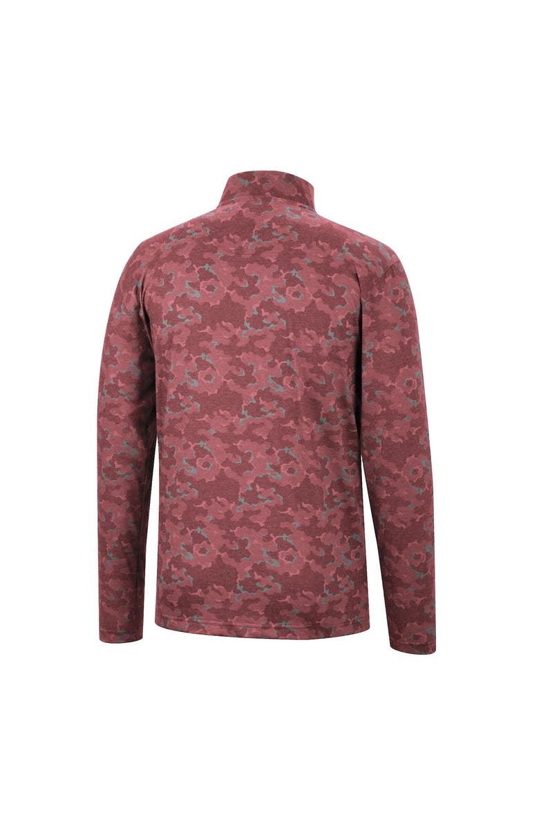 COLOSSEUM Men's Colosseum Crimson Washington State Cougars Tivo Quarter-Zip Jacket, Alternate, color, Crimson