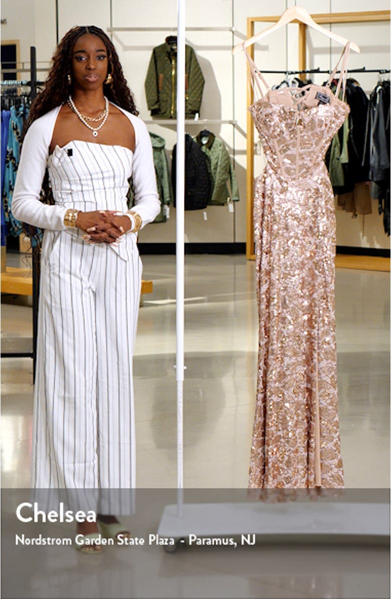 Beaded Sleeveless Gown, sales video thumbnail