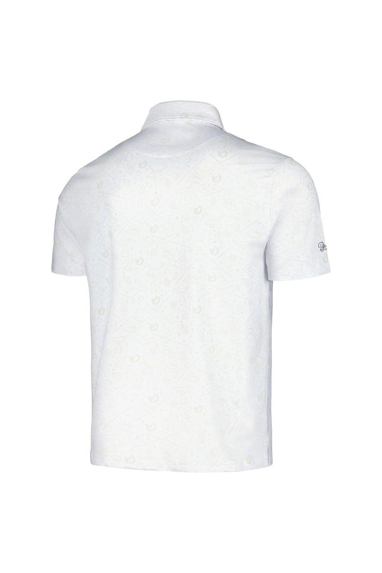 Men's Barstool Golf White TOUR Championship Polo, Alternate, color, White