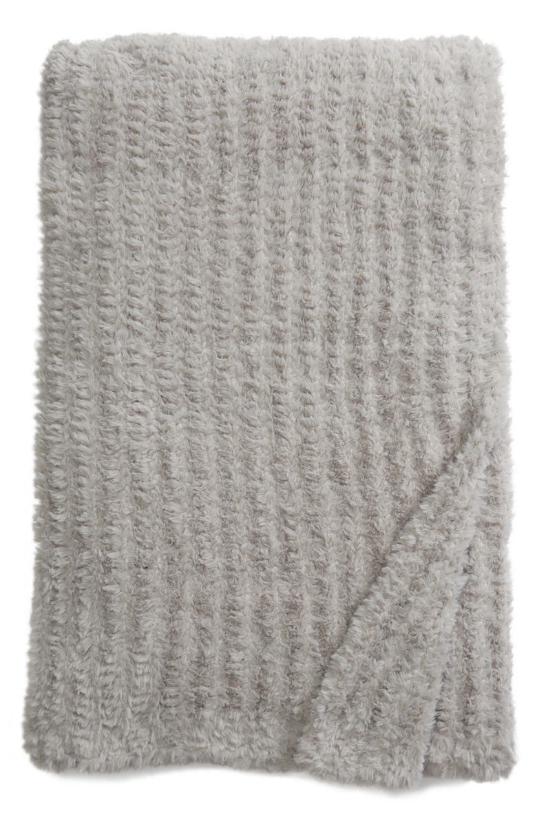NORDSTROM AT HOME Lazy Days Faux Fur Throw Blanket, Main, color, 