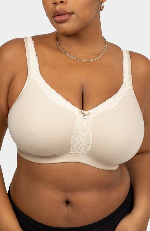 Lace Trim Wireless Bra