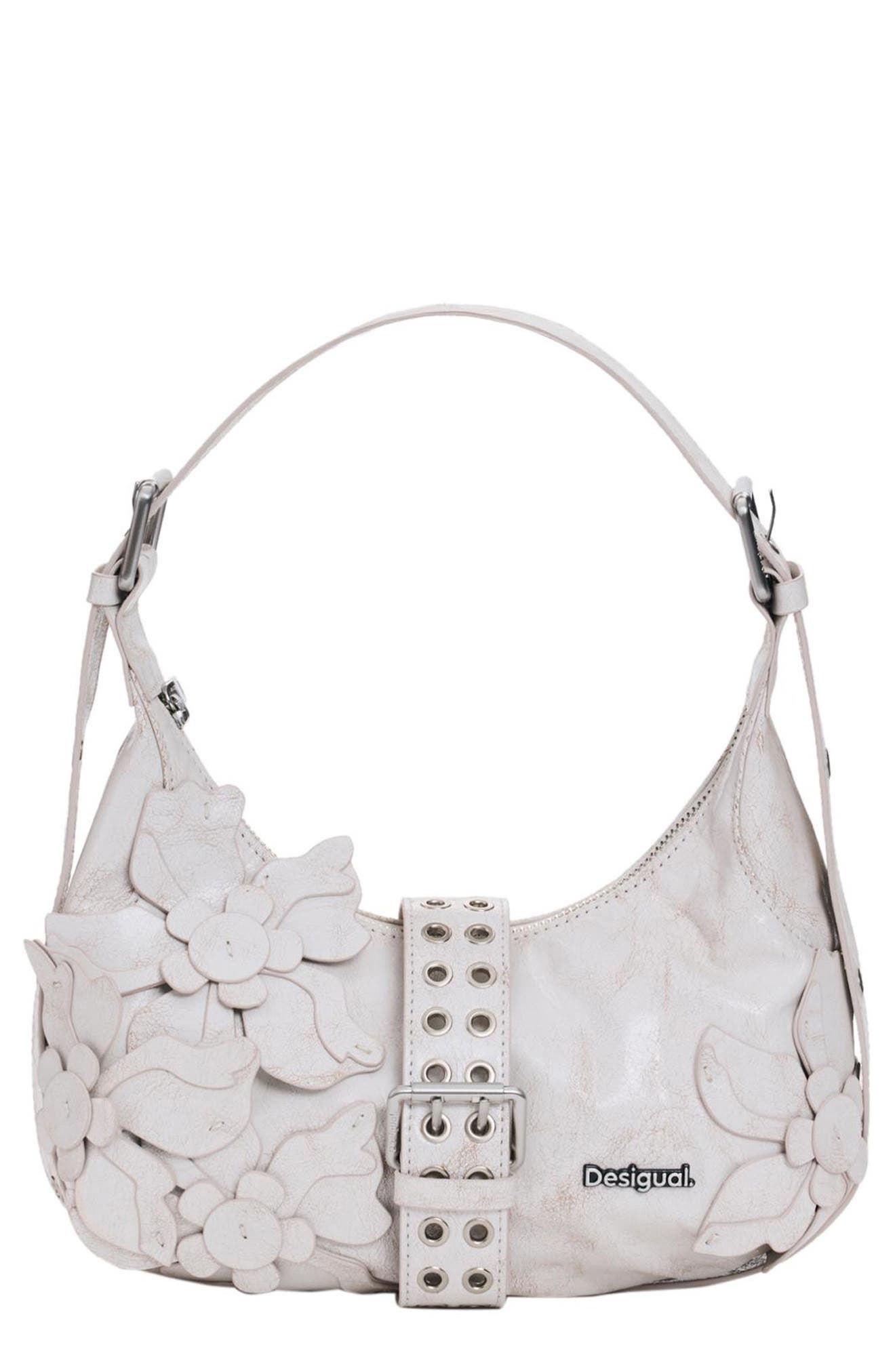 Desigual Faux Leather Shoulder Bag, Main, color, 