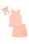 Kids' Tank, Pleated Skort & Bow Scrunchie Set