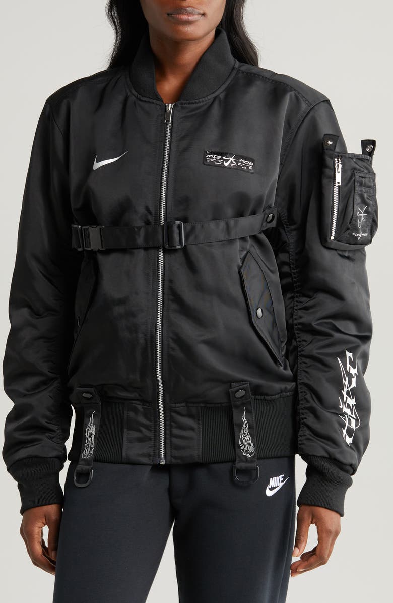 Nike x Megan Thee Stallion Bomber Jacket, Alternate, color, 