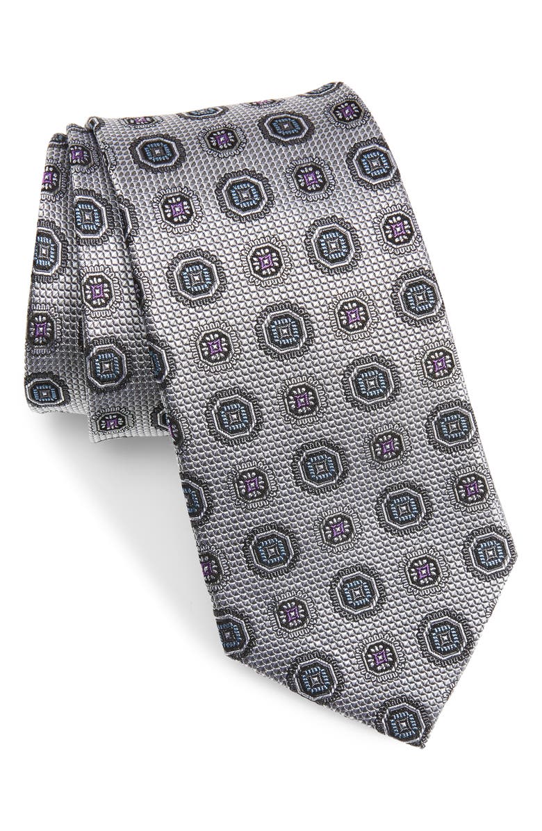 Nordstrom Medallion Silk Tie, Main, color, 