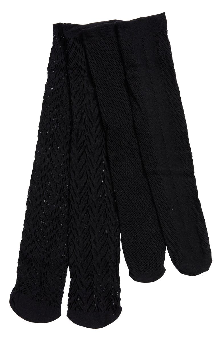 Oroblu Assorted 2-Pack Mix Fishnet Socks, Main, color, 