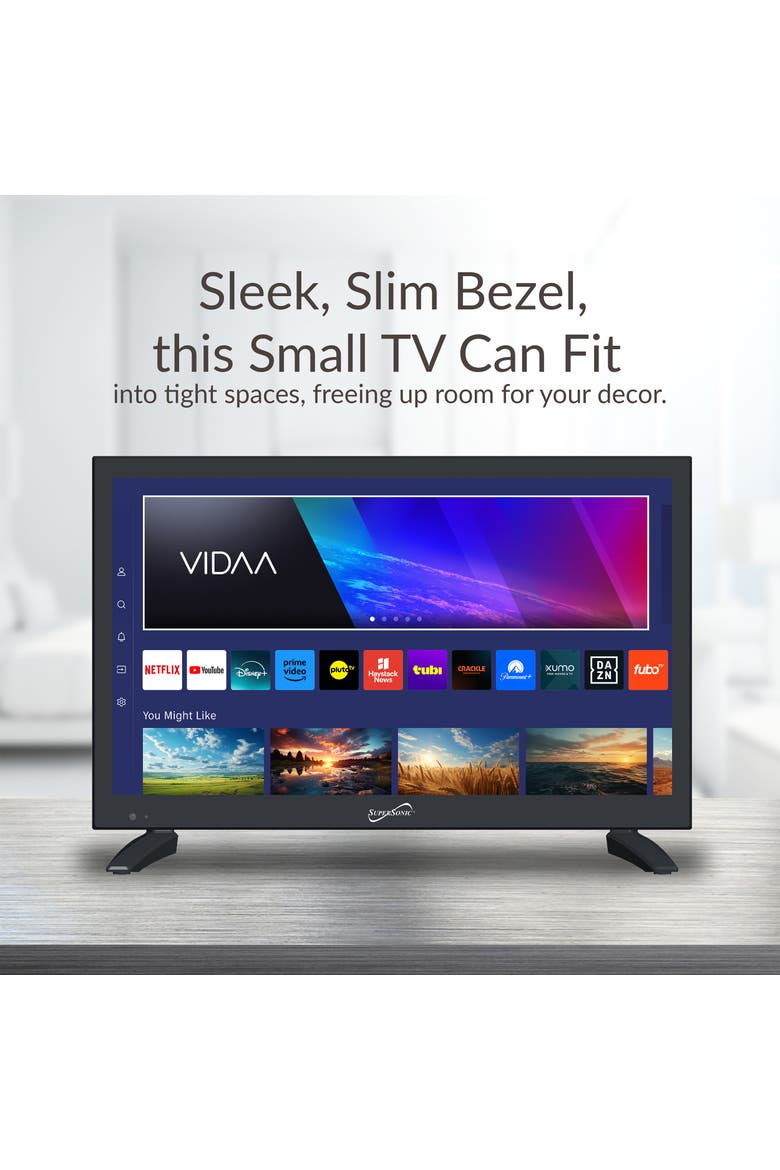 19 Inch Vidaa ELED Smart TV, Alternate, color, Black