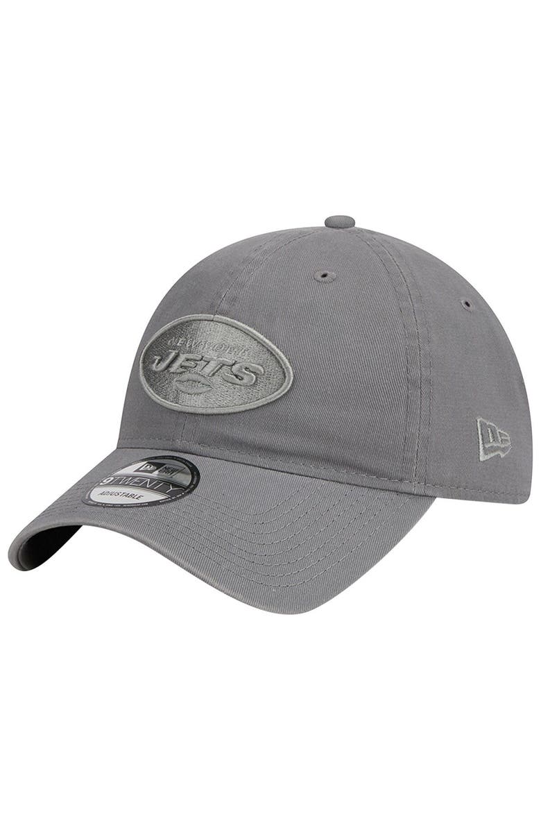 New Era Men's New Era Gray New York Jets Color Pack 9TWENTY Adjustable Hat, Main, color, Gray
