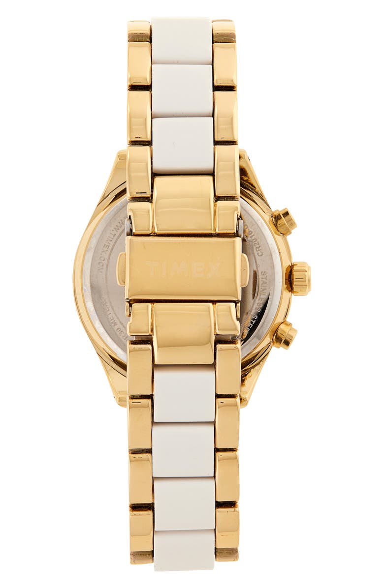 Timex<sup>®</sup> Chronograph Stainless Steel Bracelet Watch, 38mm, Alternate, color,