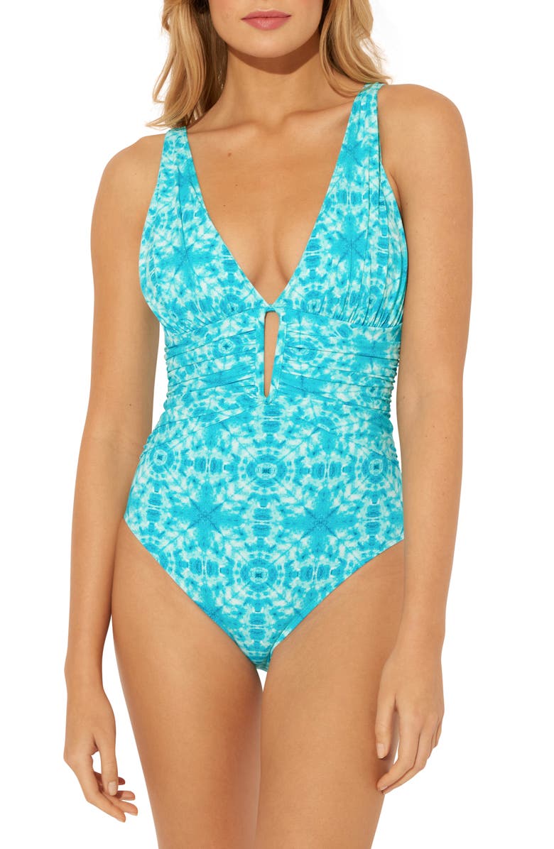 BLEU by Rod Beattie Make Waves Mio One-Piece Swimsuit, Main, color,