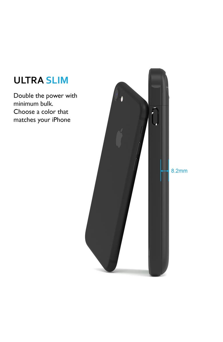 PRESS PLAY MFi Nero Battery iPhone 8/7 Case - Black, Alternate, color,