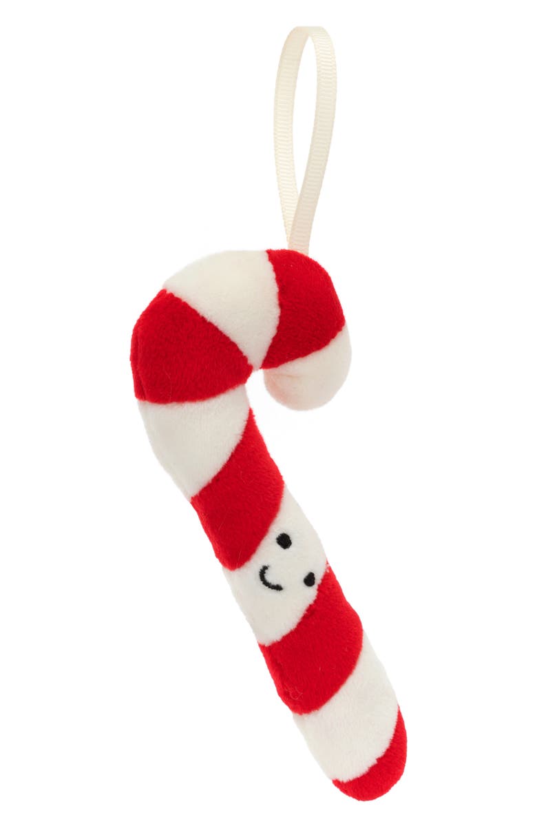 Jellycat Festive Folly Cane Plush Toy, Main, color, 
