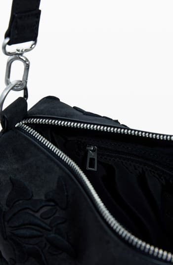 Faux Leather Shoulder Bag