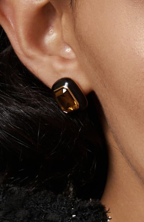 Rc Retro Chic Roman Night Ear Studs In Brown