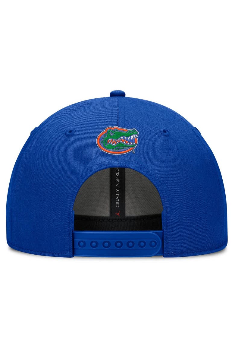 Men's Jordan Brand Royal Florida Gators Slanted Primetime Rise Performance Adjustable Hat, Alternate, color, Royal