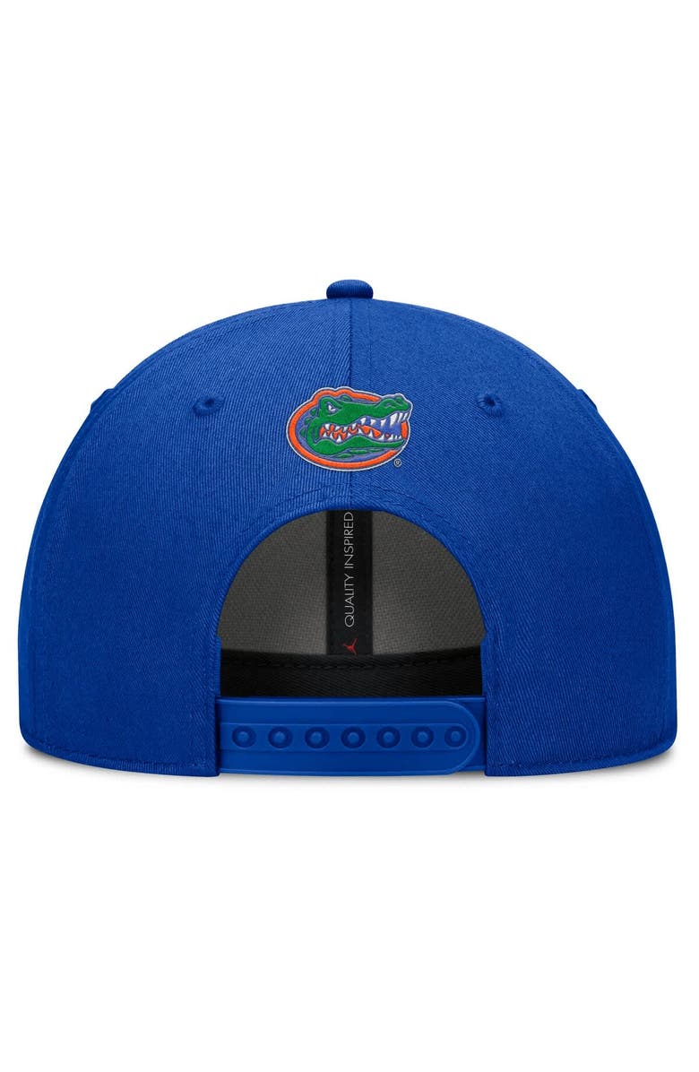 Jordan Brand Men
s Jordan Brand Royal Florida Gators Slanted Primetime Rise Performance Adjustable Hat, Alternate, color, Royal