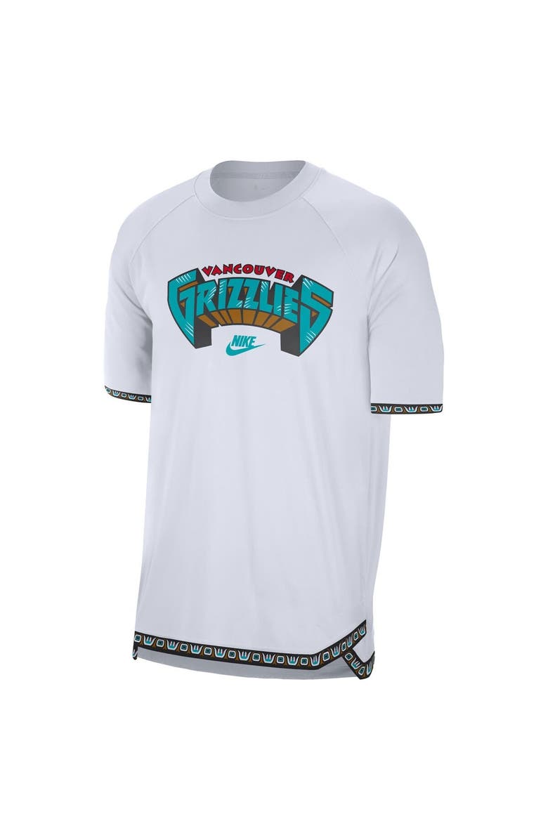 Nike Men's Nike White Memphis Grizzlies 2024/25 Classic Edition Pregame Shooting T-Shirt, Alternate, color, White