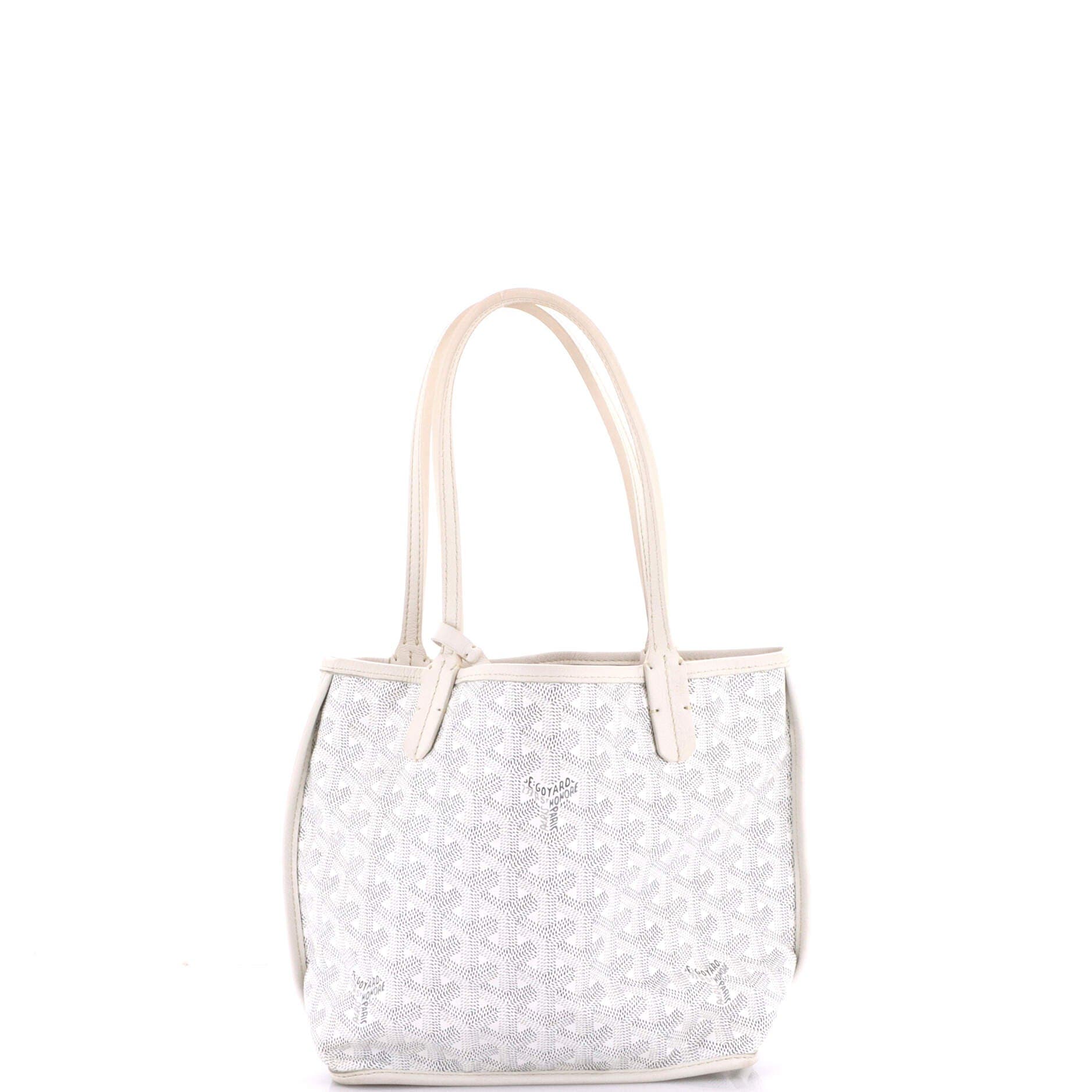 Pre-Owned Goyard Anjou Reversible Tote Coated Canvas Mini, Alternate, color, 