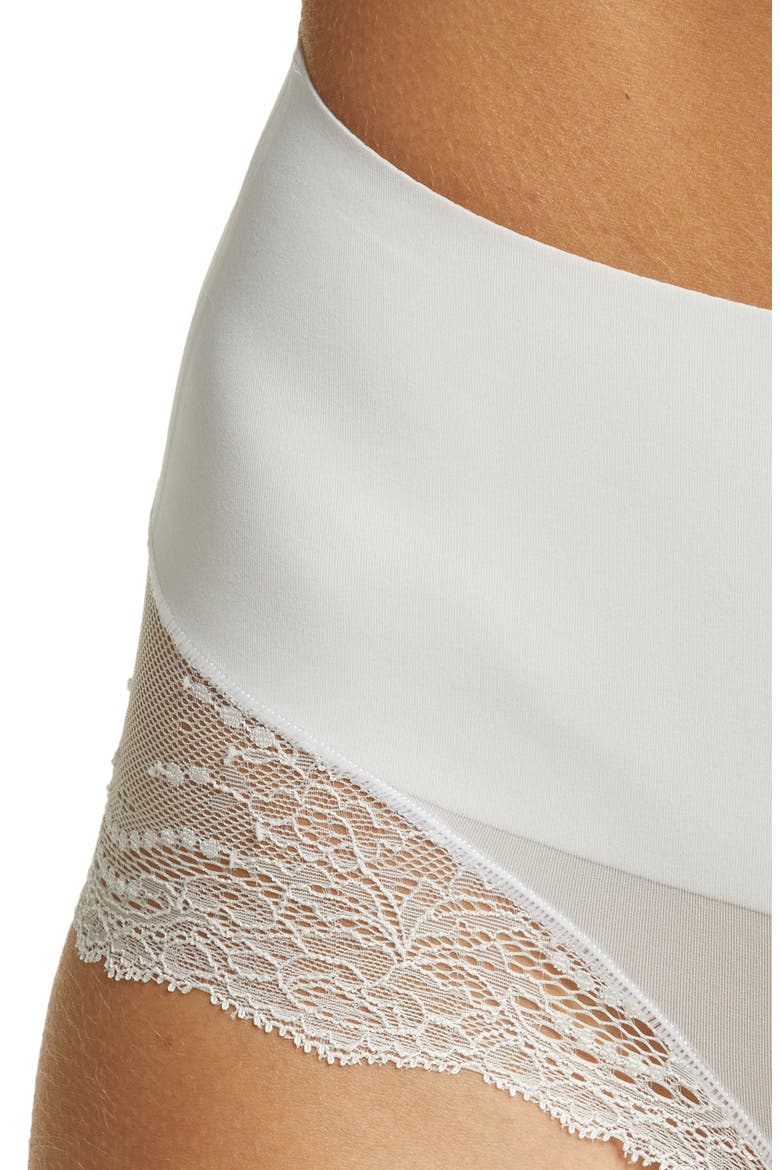 SPANXsmooth™ Undie-tectable Lace Hi-Hipster Panties, Alternate, color, POWDER