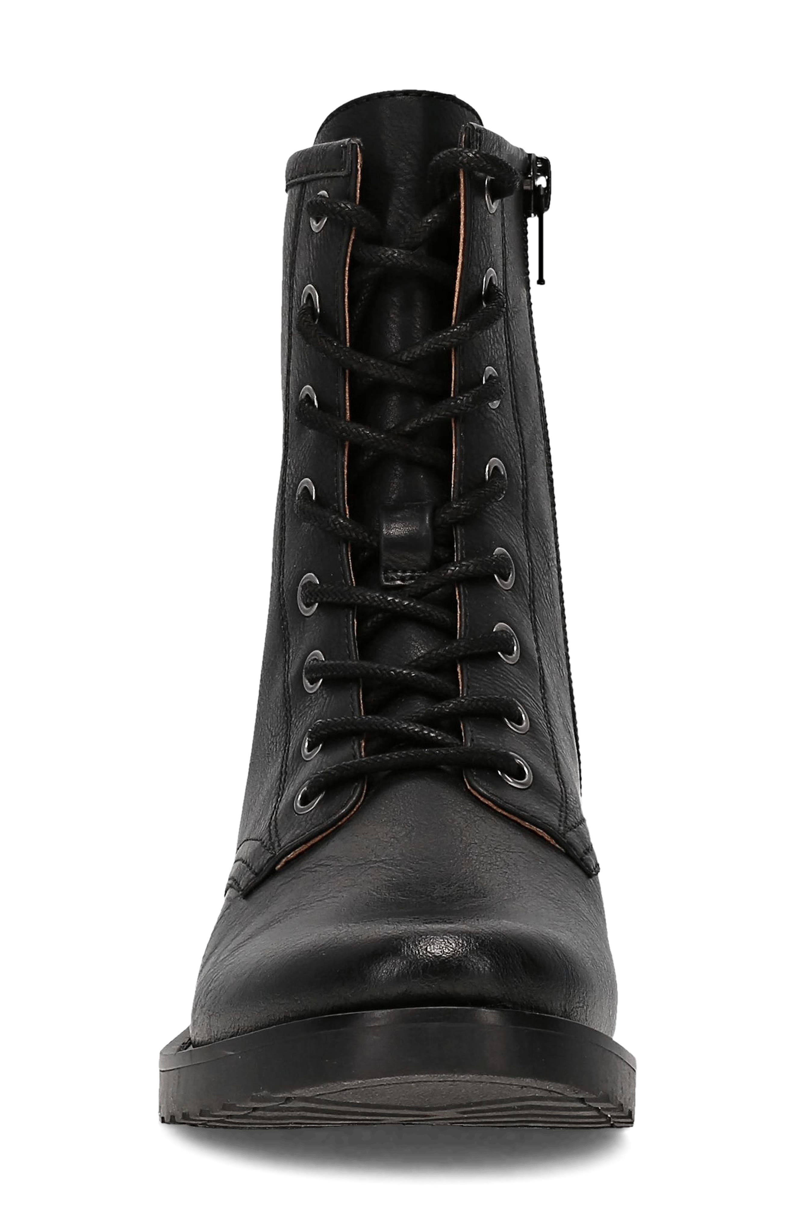 Chesnee Combat Boot, Alternate, color, BLACK