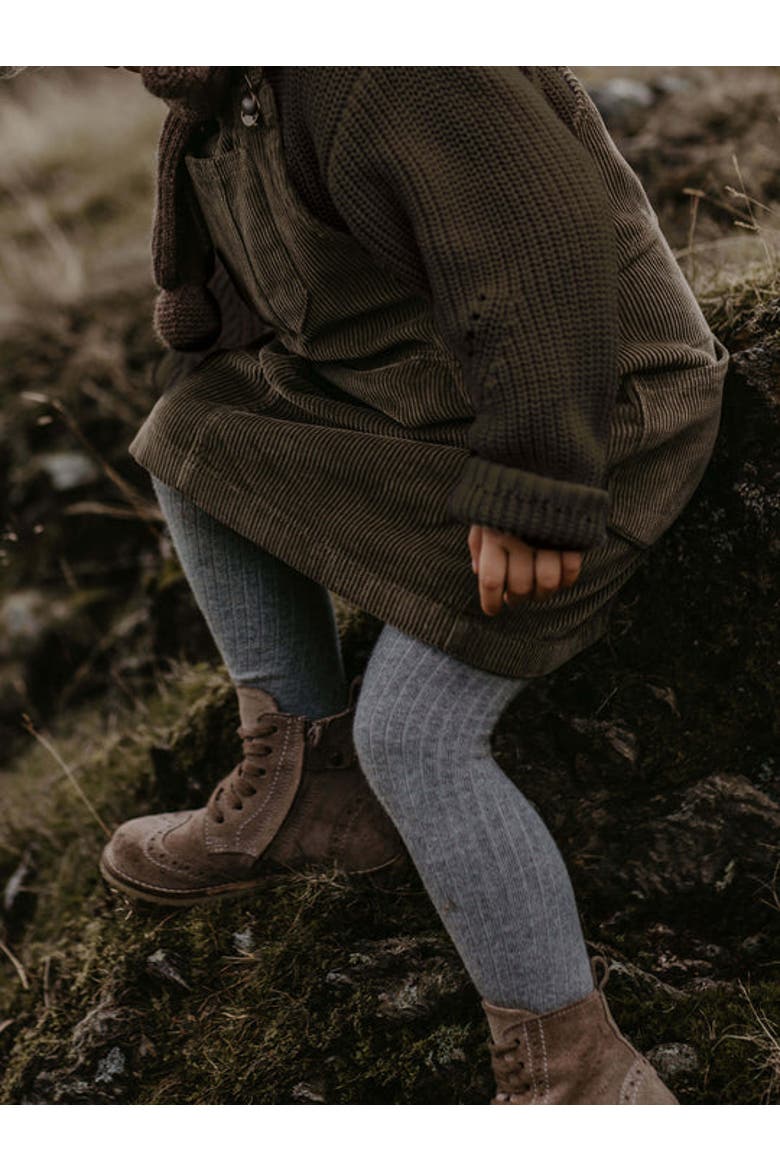 The Ribbed Tight, Alternate, color, gray melange