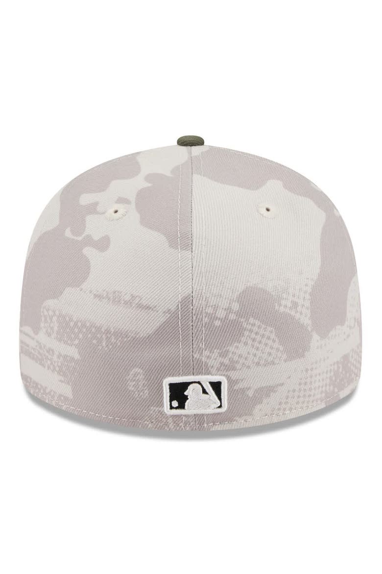 Men's New Era Light Beige/Olive Houston Astros 2025 Armed Forces Day Low Profile 59FIFTY Fitted Hat, Alternate, color, Light Beige